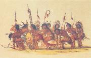 George Catlin War Dance china oil painting artist